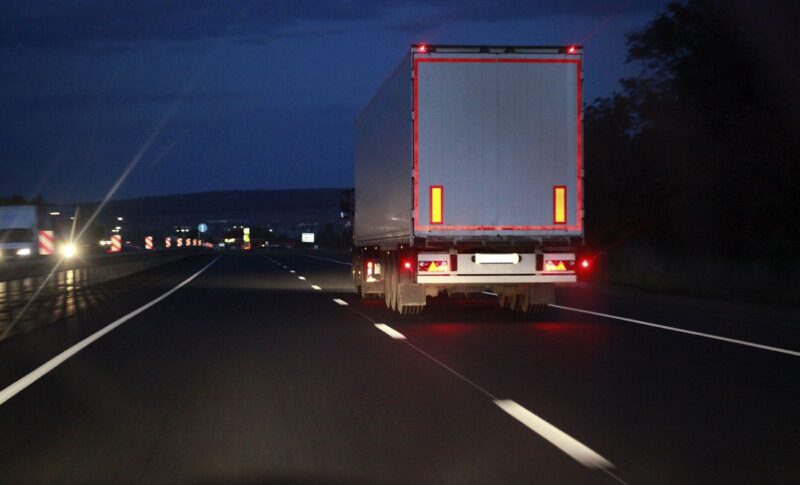 Delivery truck, logistics and freight