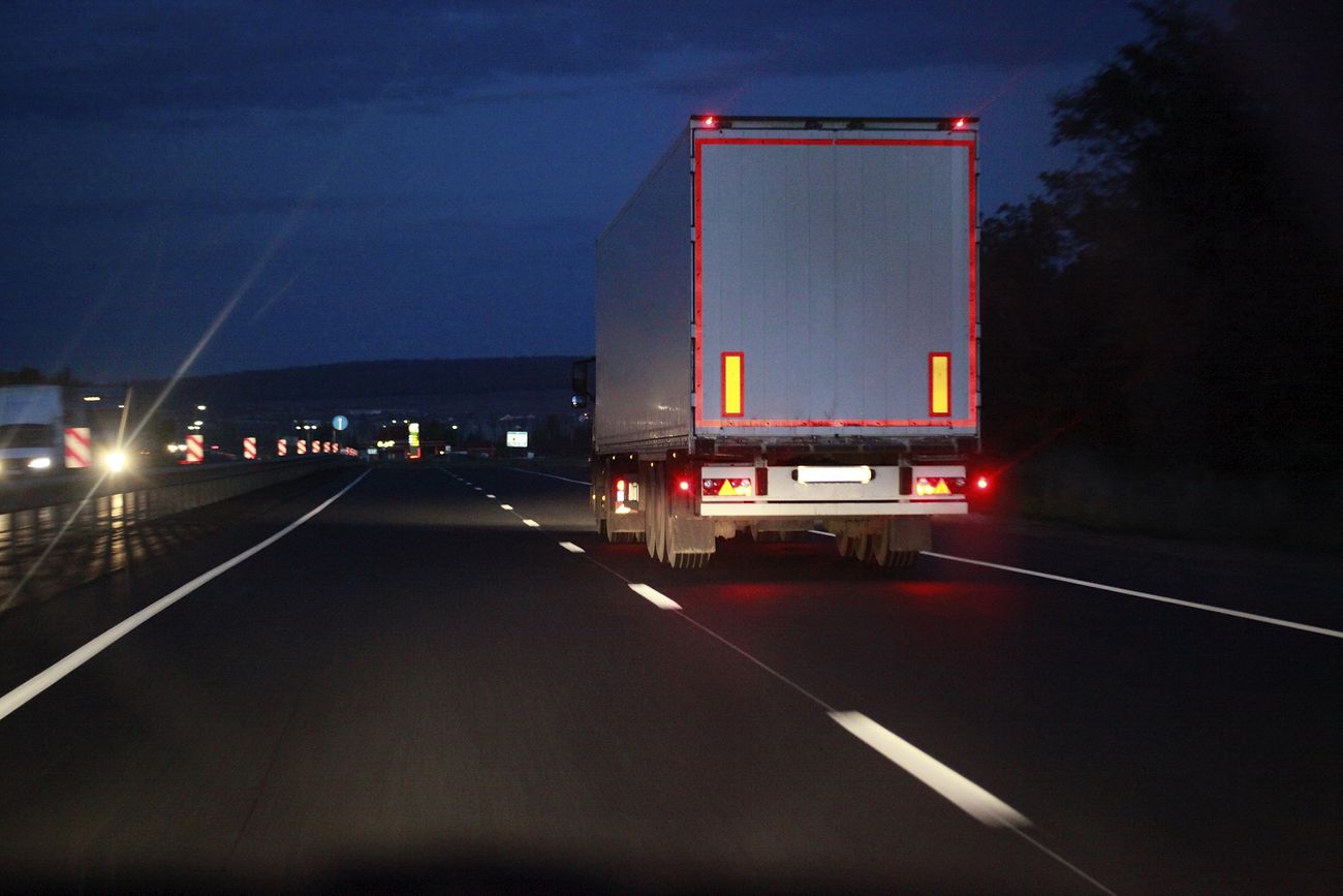 Delivery truck, logistics and freight